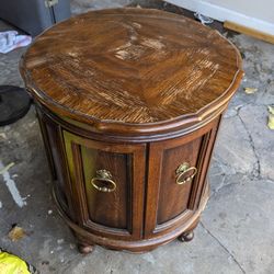 Unique Antique Round Table 