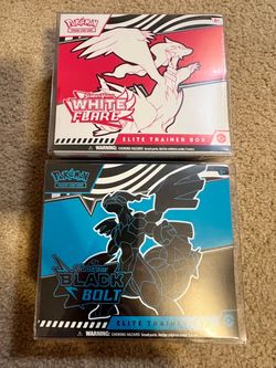 Black Bolt & White Flare ETBs + Bundles