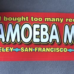 AMOEBA MUSIC - ORG. Bumper Sticker 