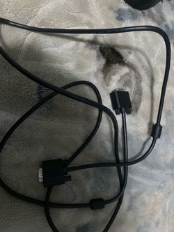 Black VGA Monitor Cable