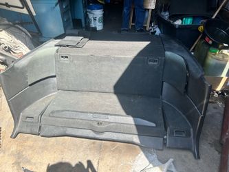 Honda crx si rear interior