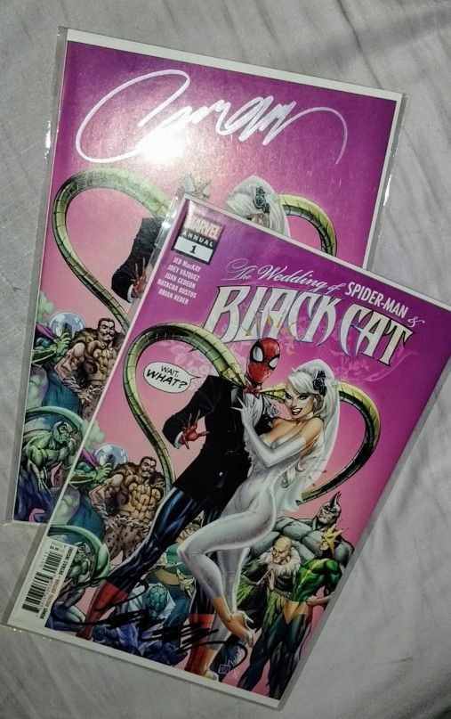 Black Cat Annual #1 J Scott Campbell Signature