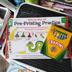 Pre Printing Practice Cards W Crayons