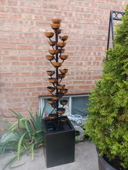 65" Brand New Bloomington Cascading Cup Fountain