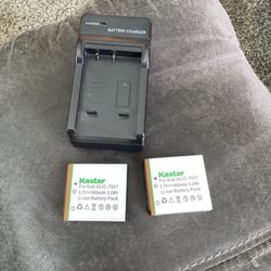 Kastar KLIC-7001 - 2 Batteries And Charger