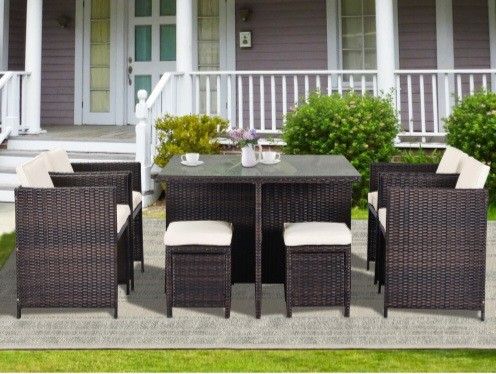 9 Piece Patio Set 