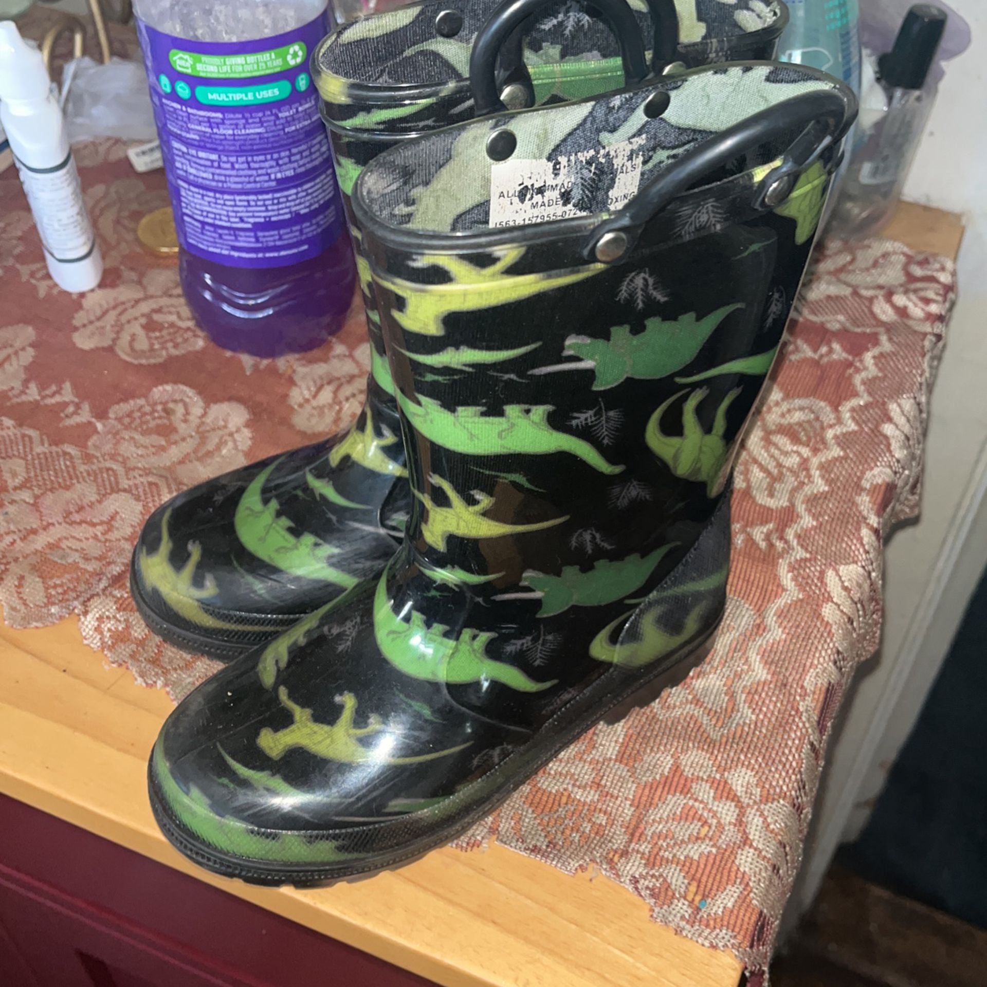 Dinosaur Rain Boots 