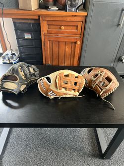 Read Description-Rawings & Wilson A2000 Baseball/Softball Gloves 11.5/12