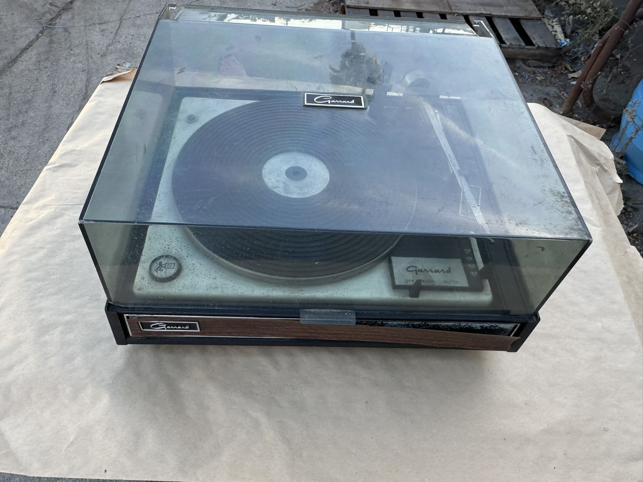 Vintage Garrard Turntable