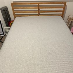 Queen Casper Mattress and IKEA TARVA Bed Frame