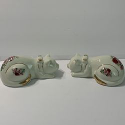 Porcelain Cats From Formalities By Baum Bros