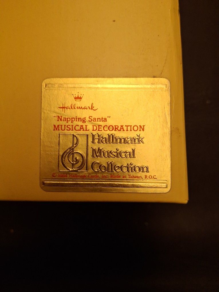 Hallmark Napping Santa Music Box