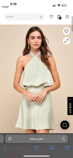 NEW Lulus green Dress
