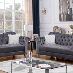 2 Pc Sofa And Loveseat (Text 8349 To 48078 To Apply)