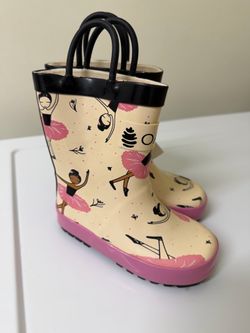 Oaki Girls Ballerina Rainboots