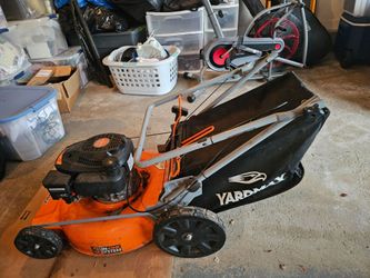 YARDMAX
21 in. 170cc 3-in-1 Gas Walk Behind Push Lawn Mower with High Rear Wheels