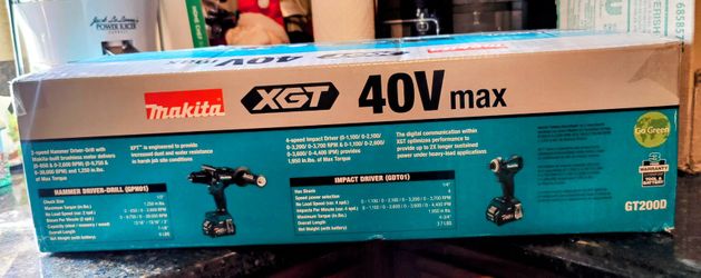 Makita 40V Max XGT Brushless Cordless 2-Pc. Combo Kit (Hammer  Driver-Drill/Impact Driver) for Sale in Downey, CA OfferUp