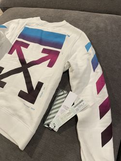Off white cheap diagonal gradient sweatshirt