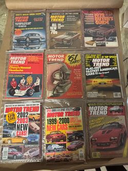 Vintage Motor Trend Magazine Lot of 16 1950s-2000s Classic Cars