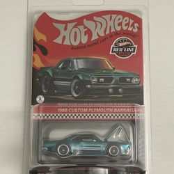 hot wheels rlc plymouth barracuda teal