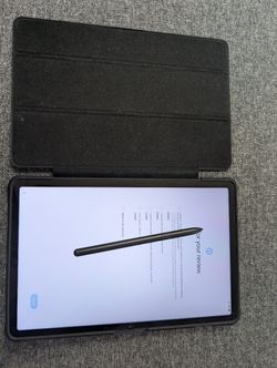 Samsung Galaxy Tab S7 11-inch, 128GB, with S-Pen - Mystic Black + Spigen Rugged Armor Case for Galaxy Tab S8/S7 + Protective Glass