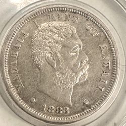 1883 Hawaii Silver One Dime