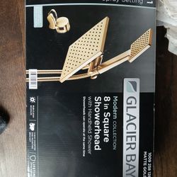 Gold Shower Head And Personal Shower