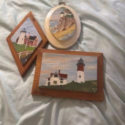 hand Painted Hangable Art  