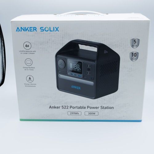 Anker SOLIX 522 Portable Power Station Battery Powered Generator 299 Wh  Capacity for Sale in Phillips Ranch, CA - OfferUp
