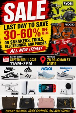 Sale sept 11 chula vista