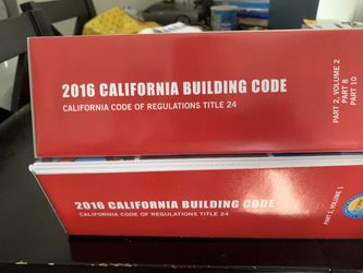 2016 California code books