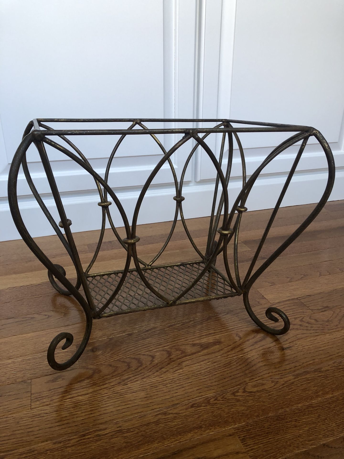 Vintage Wrought Iron Rack