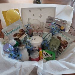 Postpartum gift basket