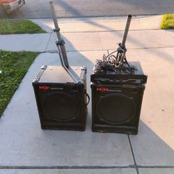 Dj Speakers And Amplifier 