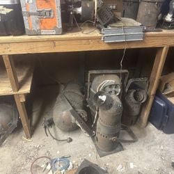 Vintage Antique Stage Lighting Equipment 