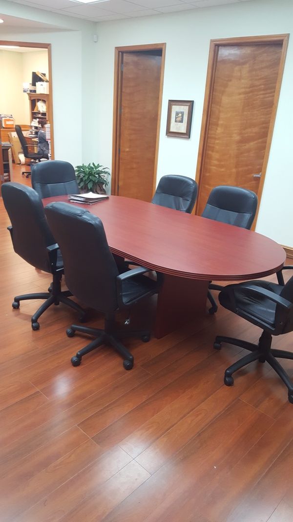 Office Conference Table With 6 Chairs For In Hollywood Fl Offerup