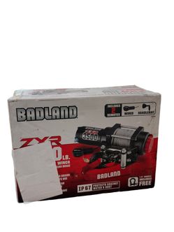 BADLAND ZXR 3500 LB ATV UTV Powersport Winch 12V Wire Rope 56259 NEW