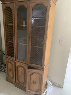 Antique dining cabinet