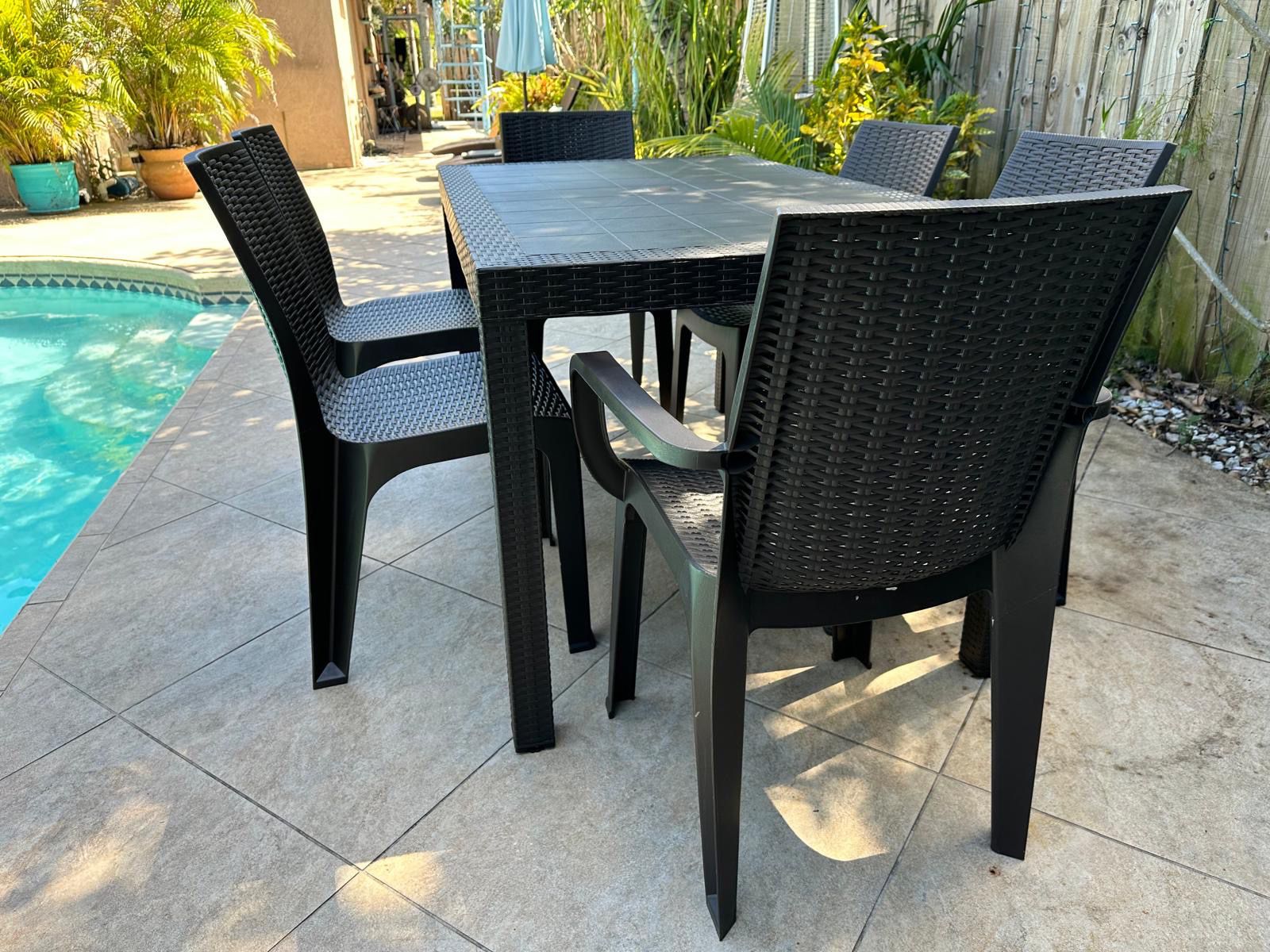 outdoor Furniture/patio furniture set/Outdoor dining set/patio dining set/patio set/comedor de patio