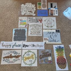 Reusable Stencils For Wood Signs