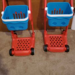 $20 for bothToys to push carts make sounds 