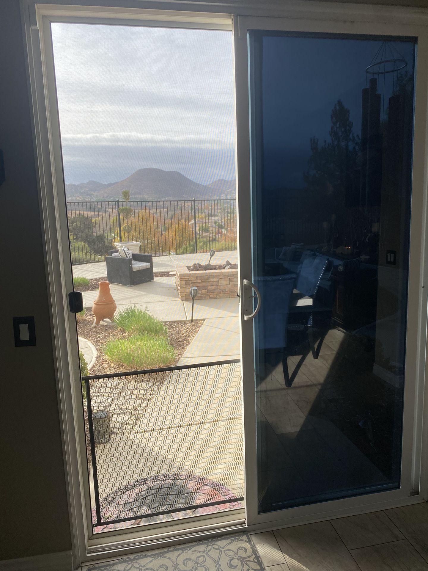 Sliding Glass Door With Tint And Dog Screen
