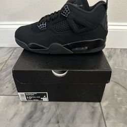 Jordan 4 Jordan Black Cat 🐈‍⬛ (Size 9.5, 10.5) 