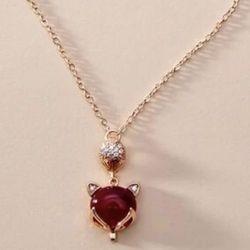 Fox 🦊 Charm Necklace - Women’s Jewelry 