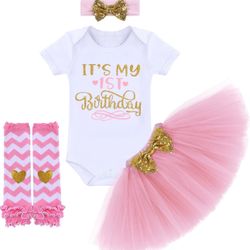 1st Birthday Girl Outfit