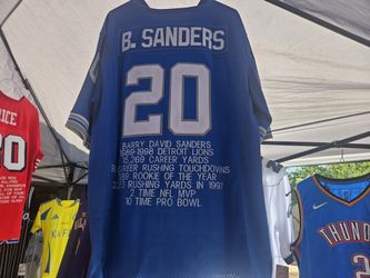 Sanders Lions STATS Jersey Brand New 2XL 