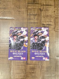 Bandai One Piece Royal Blood (OP-10) Sleeved Booster Pack 2x lot