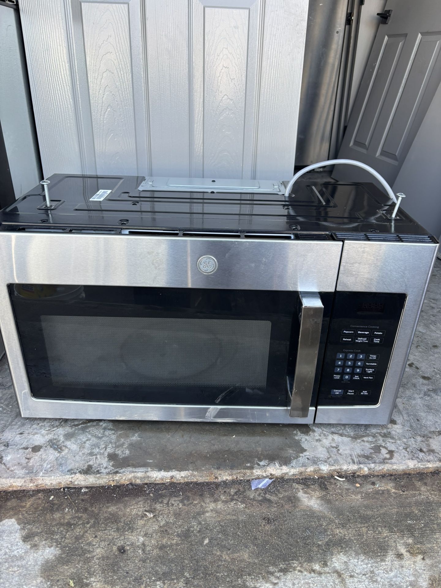 GE Stainless Steel Microwave 