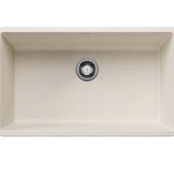 Diamond Silgranit 33.5 in. Undermount Single Bowl Soft