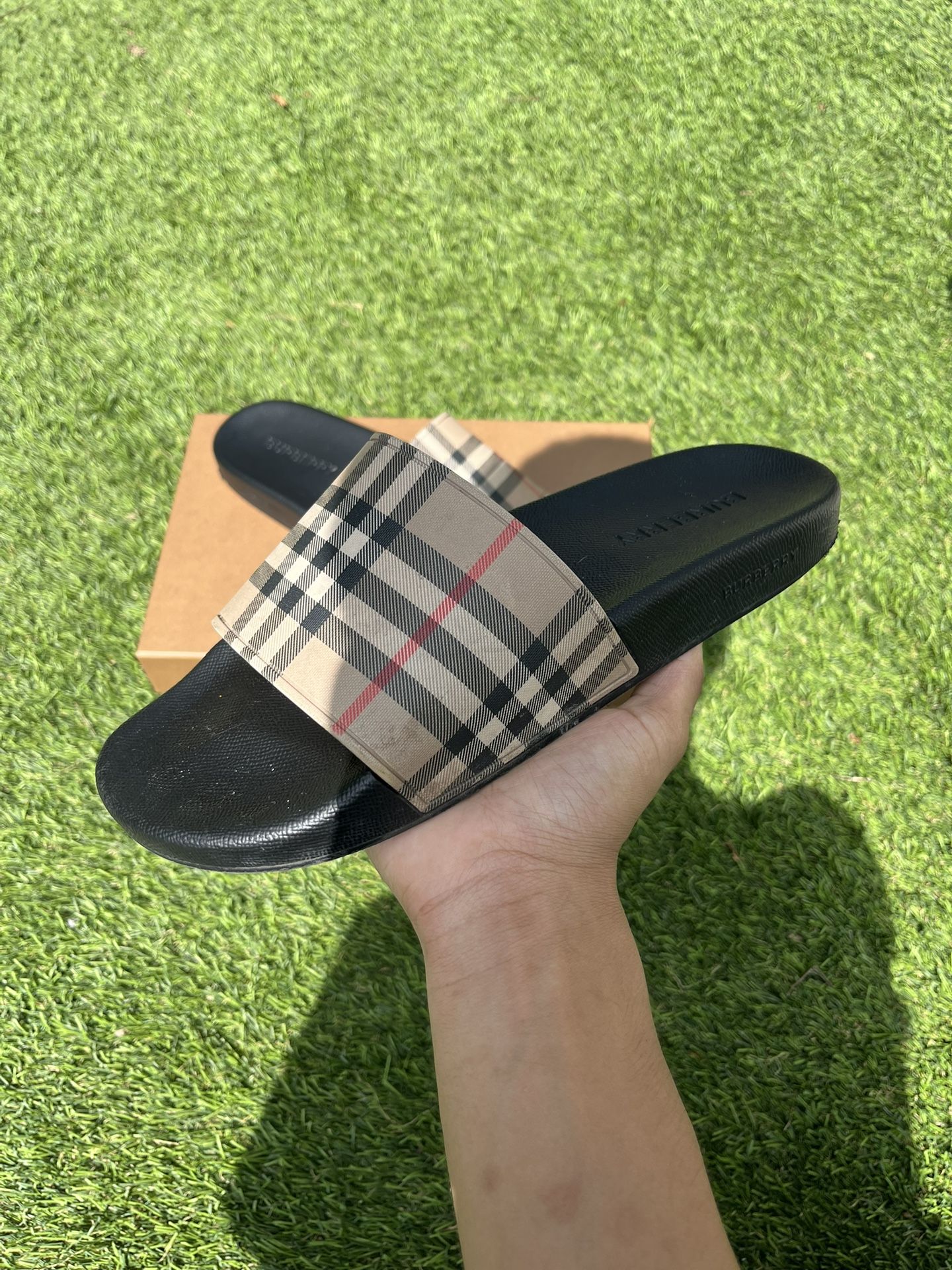 Burberry Furley Check Slide,New Products : American Fashion Style Bags On Sale
